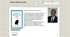 Desktop Screenshot of blackhairlossguide.com