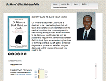 Tablet Screenshot of blackhairlossguide.com